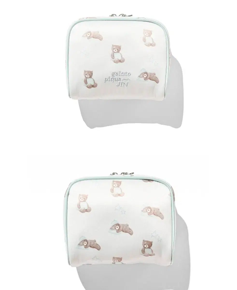 BTS JIN x ゲル ピケ Bear Pattern ポーチ - メルカリ