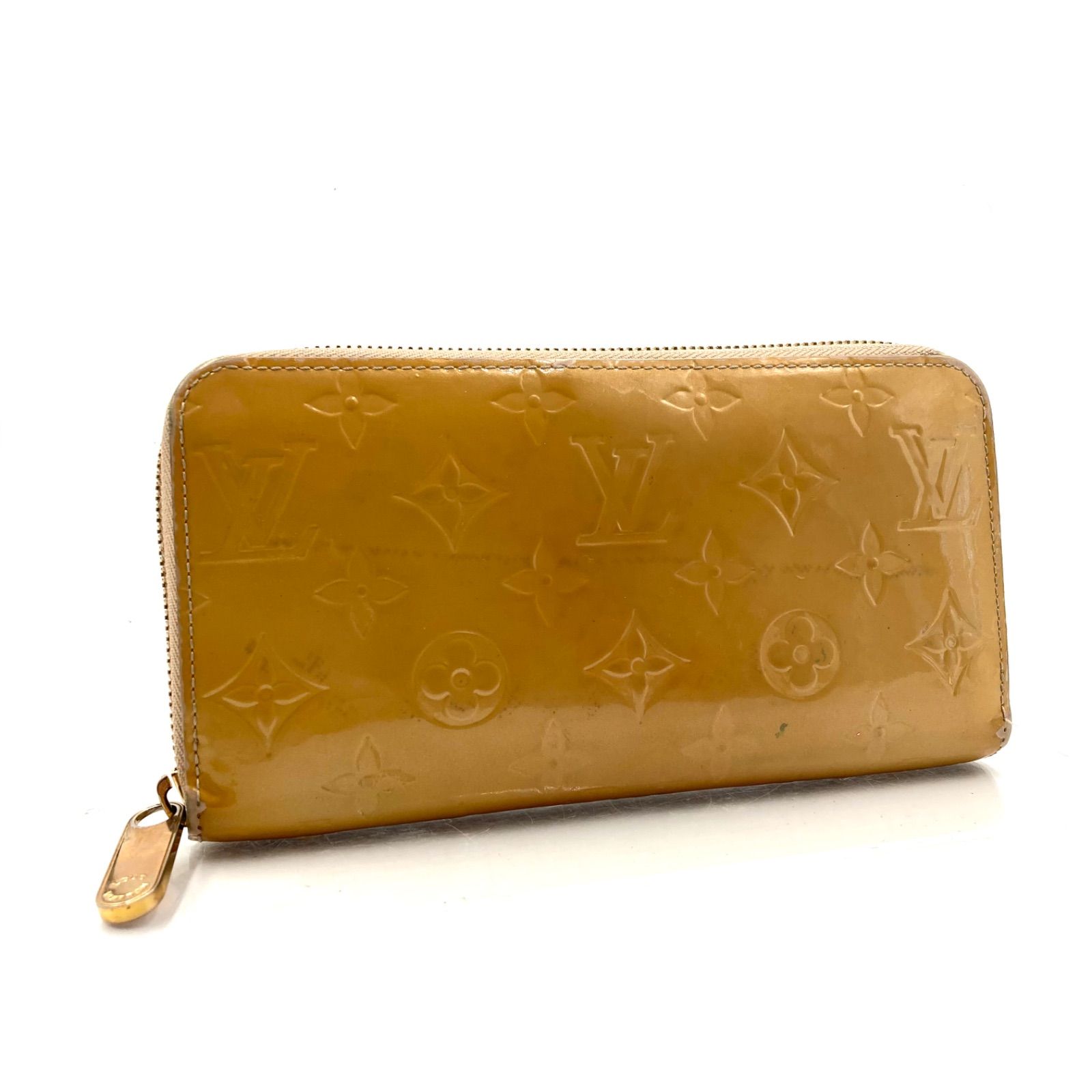 LOUIS VUITTON ルイヴィトン モノグラムヴェルニ ジョーヌ ジッピー