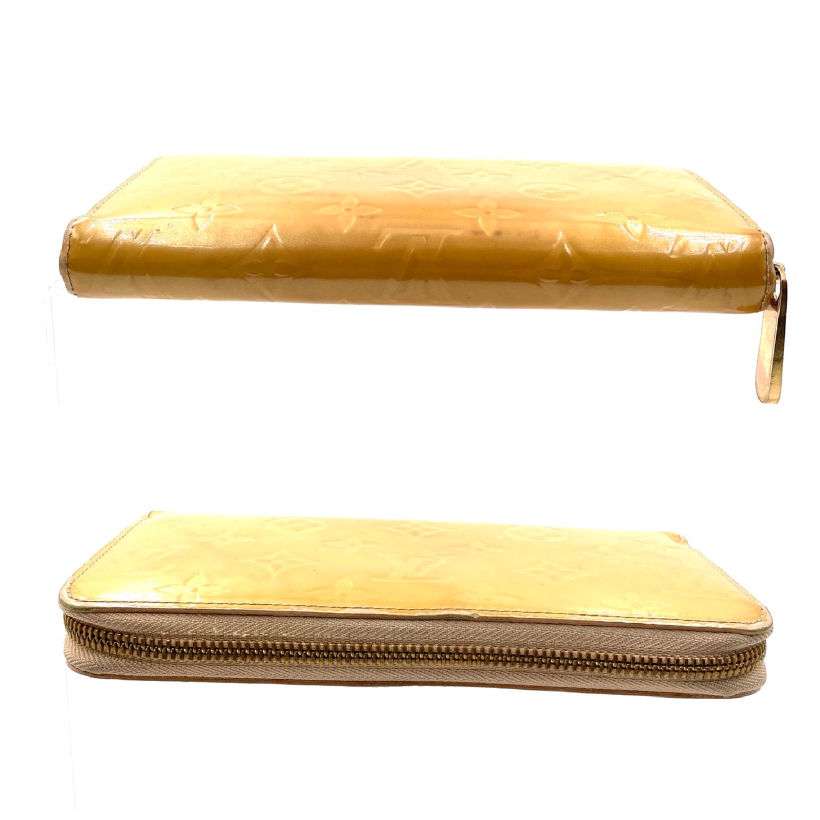 LOUIS VUITTON ルイヴィトン モノグラムヴェルニ ジョーヌ ジッピー