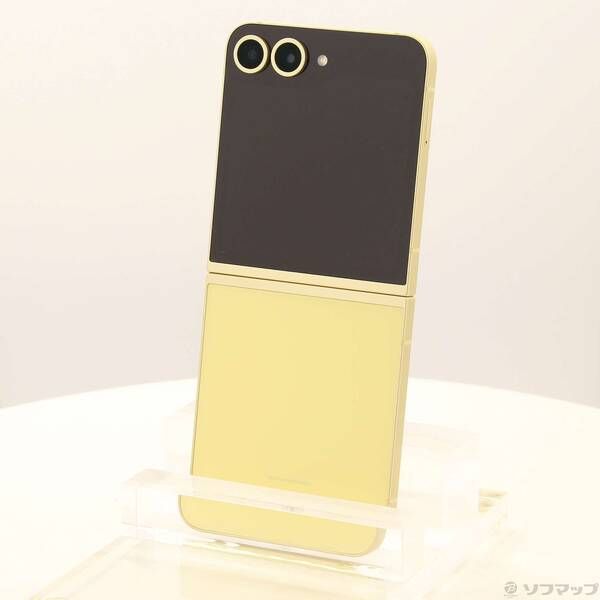 中古品〕 Galaxy Z Flip6 256GB イエロー SM-F741QZYASJP SIMフリー