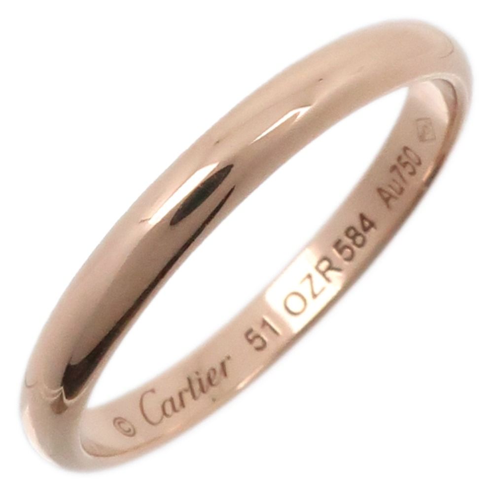 ☆新品仕上げ☆Cartier カルティエ1895リング。ピンクゴールド CARTIER】カルティエ 1895 ウェディング K18ピンクゴールド 10.5号