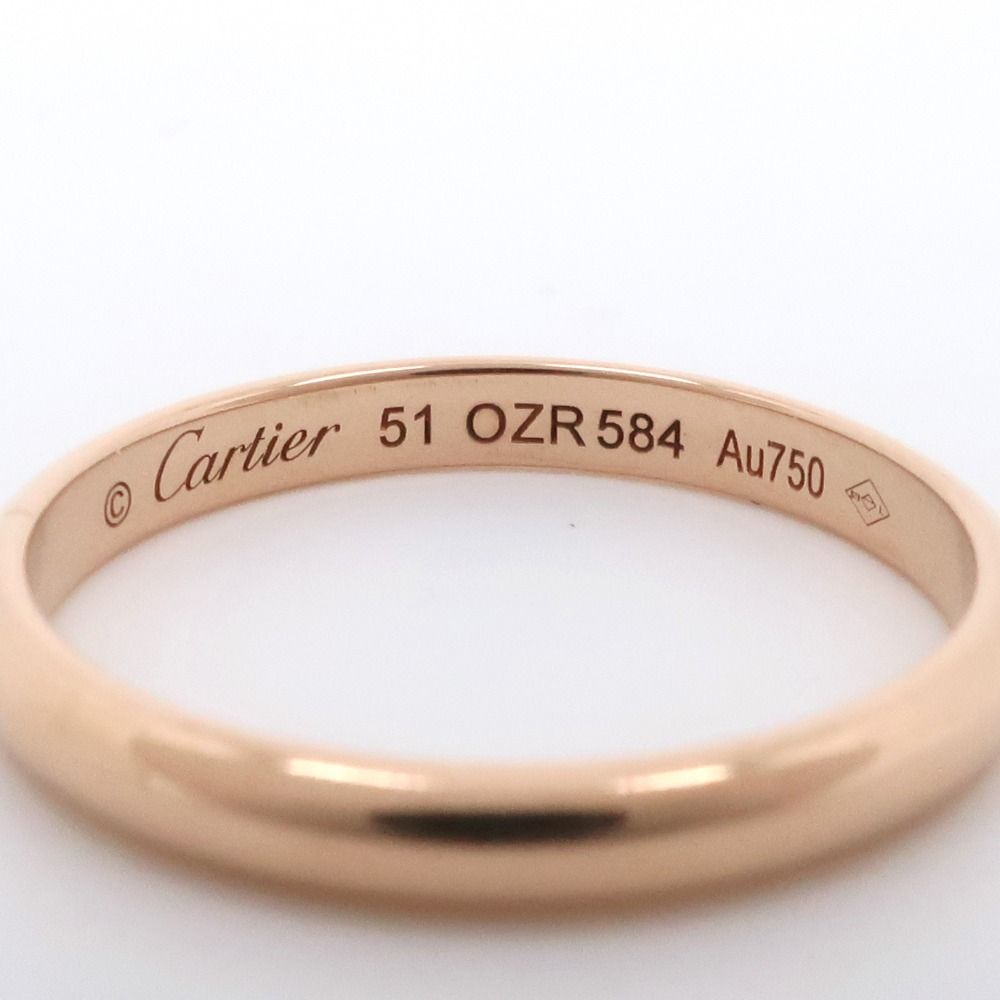CARTIER】カルティエ 1895 ウェディング K18ピンクゴールド 10.5号