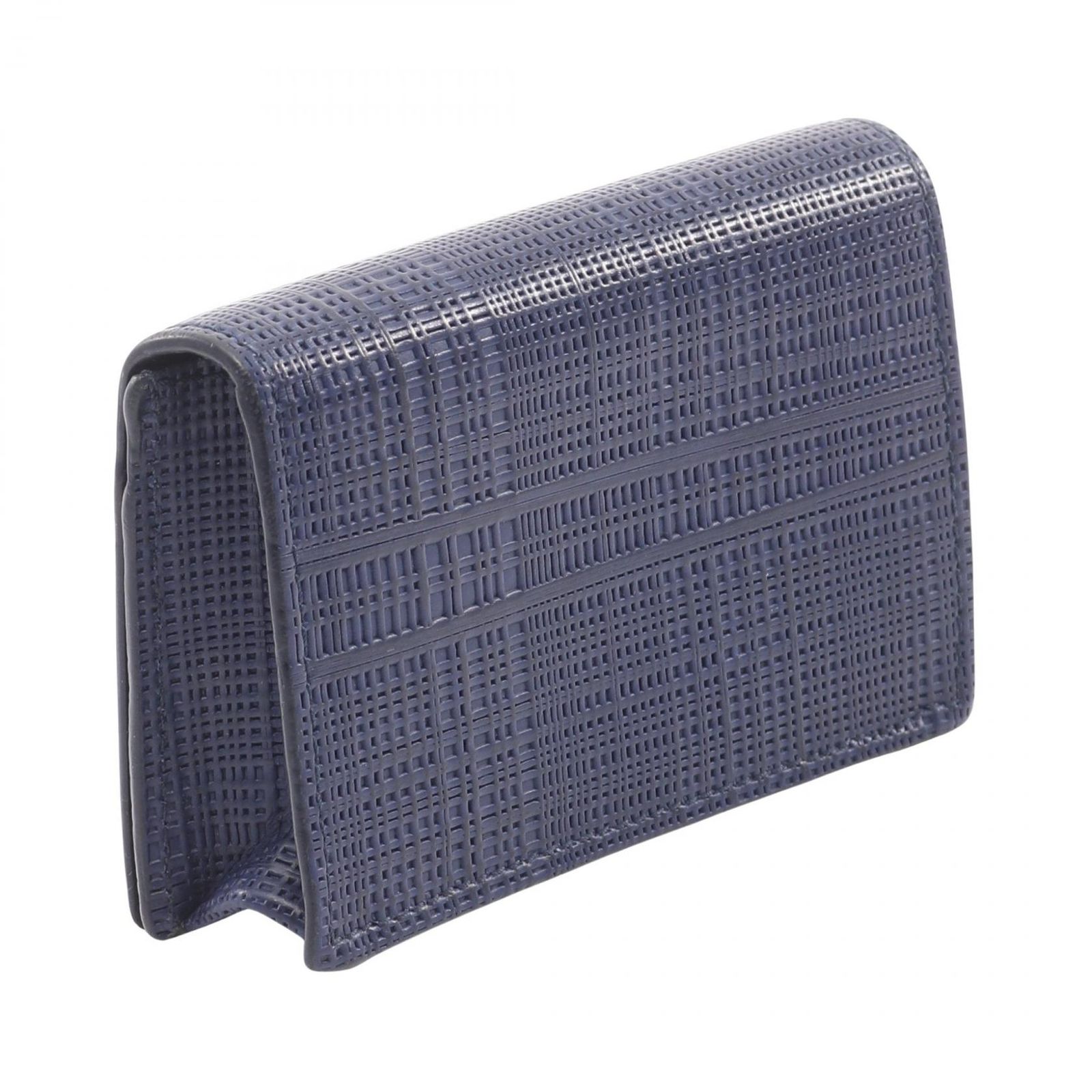 ロエベ LOEWE カードケース LINEN リネン アナグラム ネイビー レザー