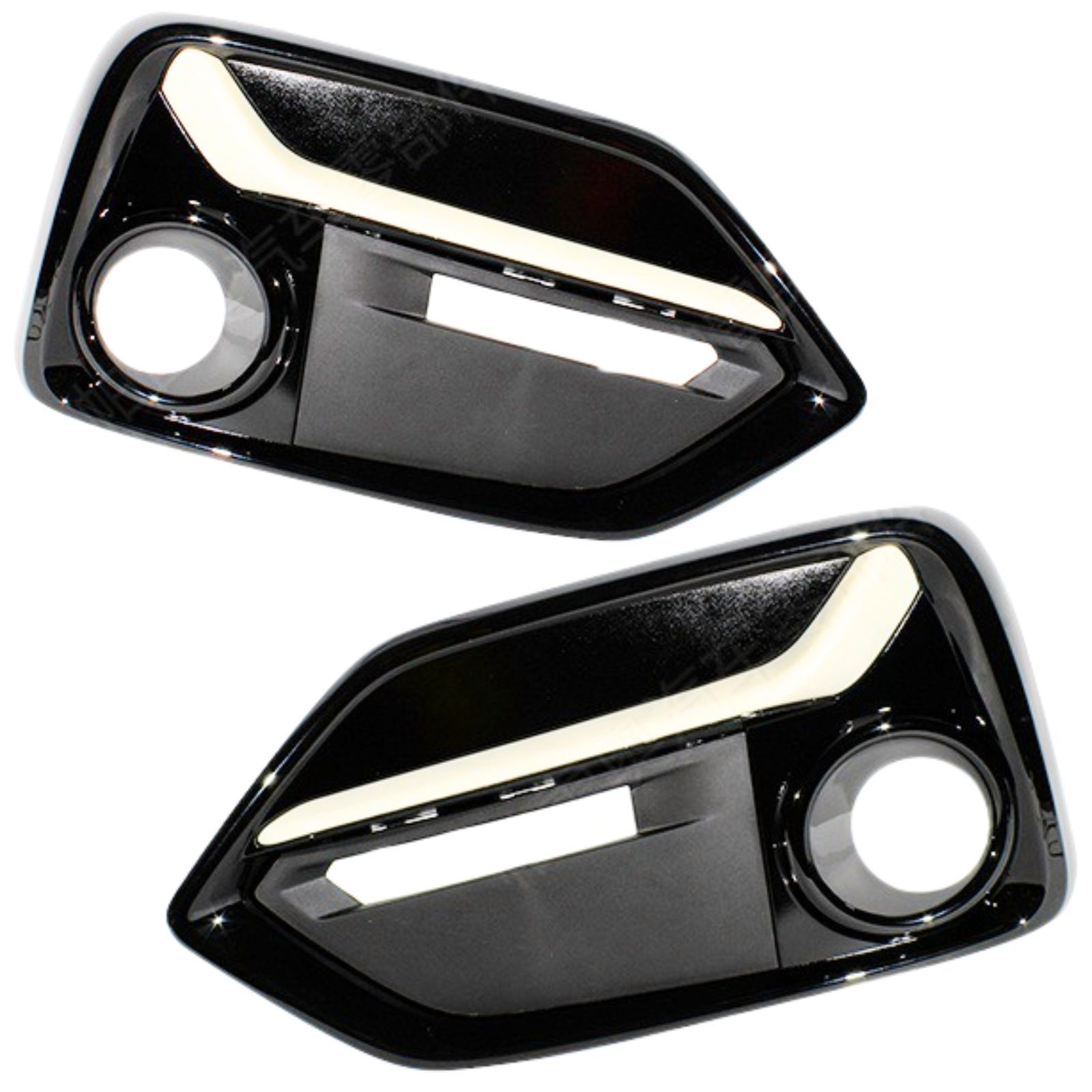 FK7 シビック後期フロントバンパーガーニッシュ フォグランプカバー 左右セット FK7 シビック後期フロントバンパーガーニッシュ フォグランプカバー