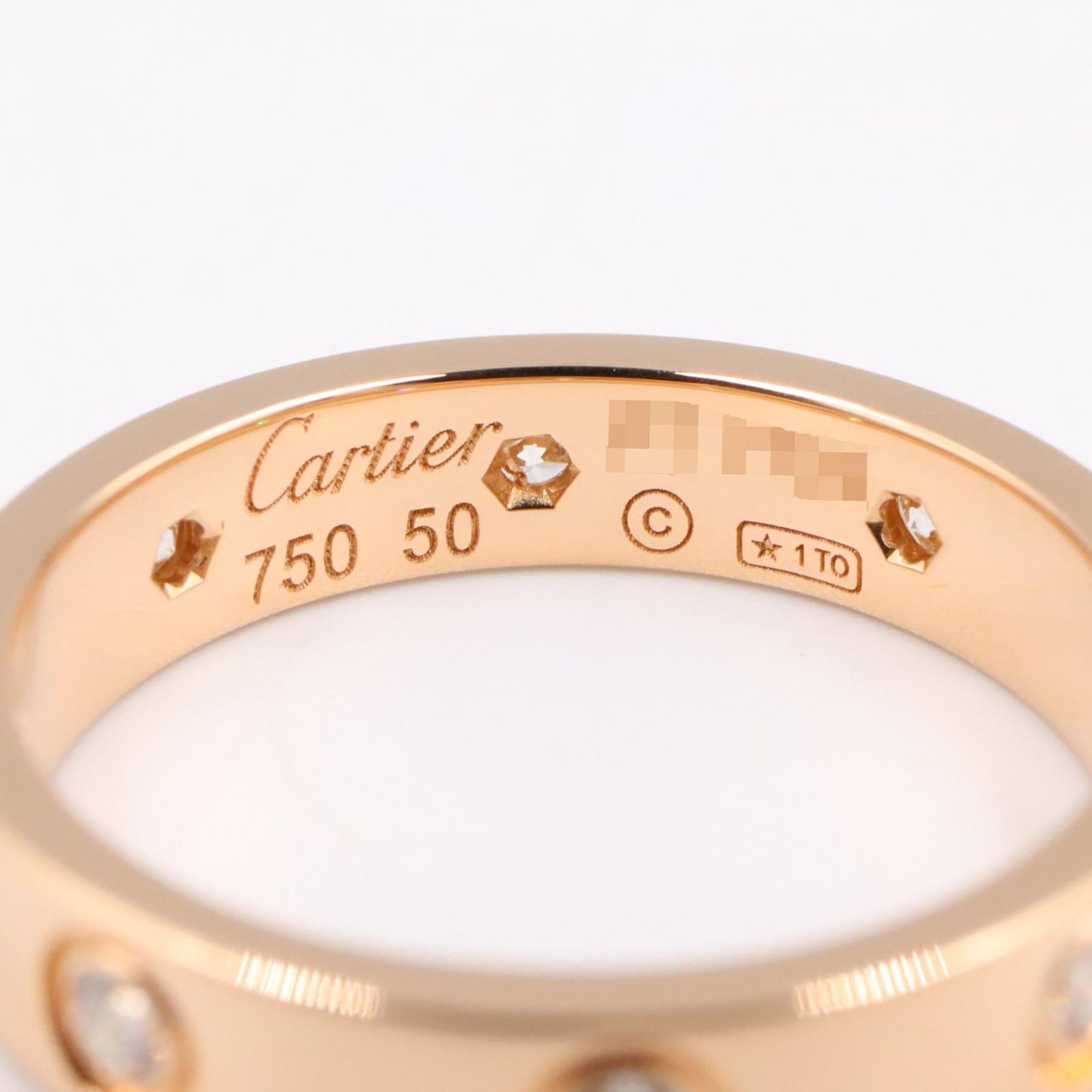 カルティエ CARTIER リング・指輪 ミニラブリング 8PD B4050800 K18PG