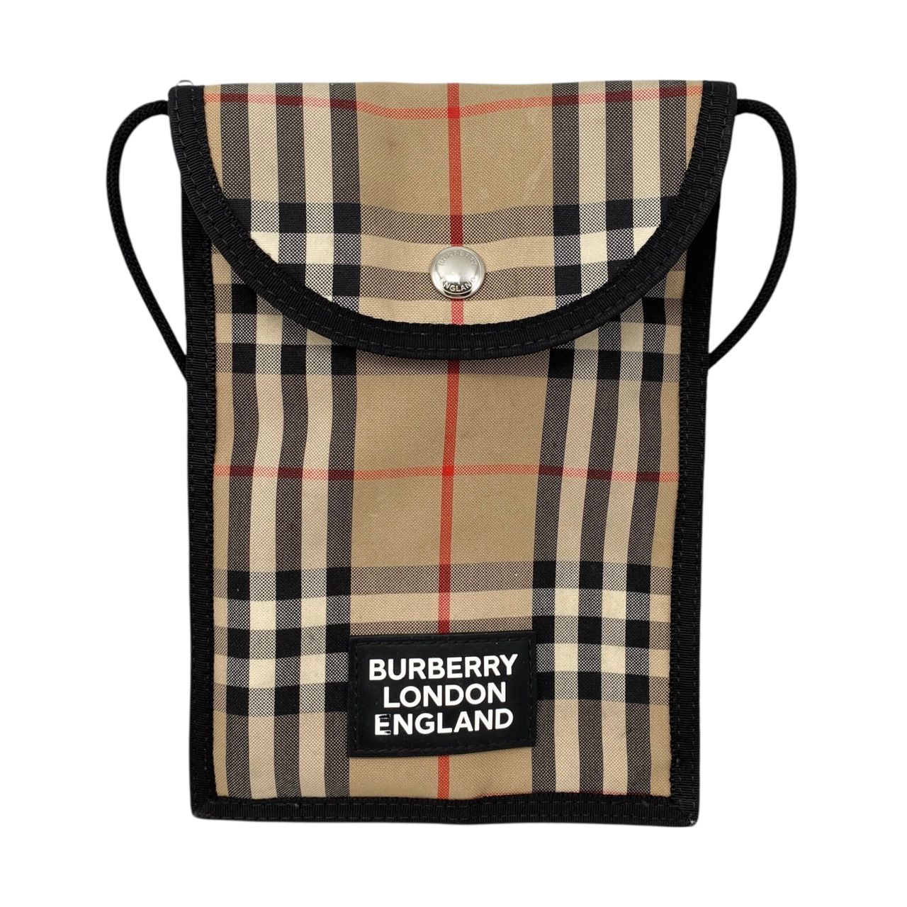 ☆BURBERRY LONDON ノバチェック フォンケース ショルダーバッグ 