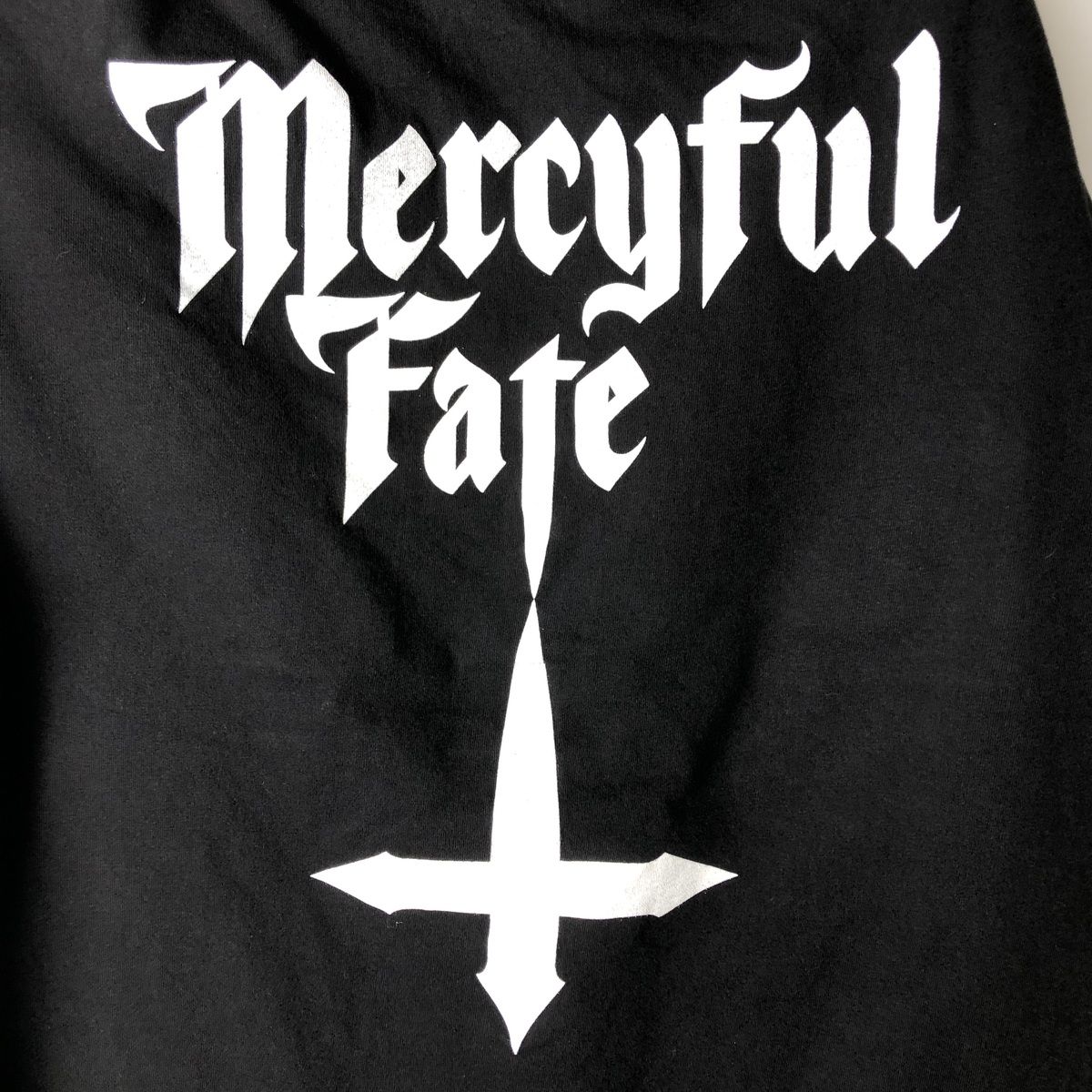 2000年代 Y2K マーシフルフェイト Tシャツ Lサイズ 黒 古着 90年代 Cygnus MERCYFUL FATE マーシフル フェイト バンドTシャツ