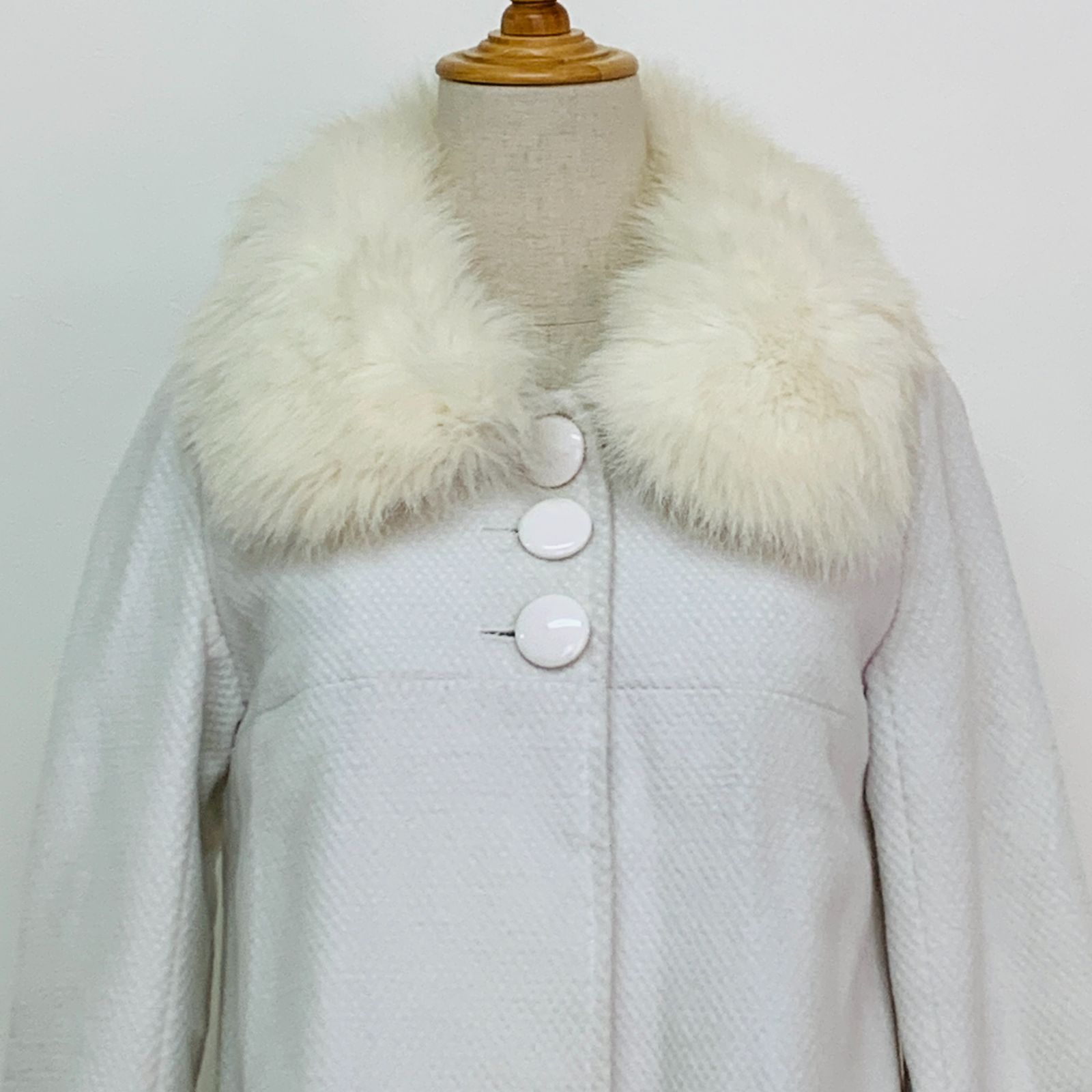 CECIL McBEE セシルマクビー フォックスファーコート Aライン リアル