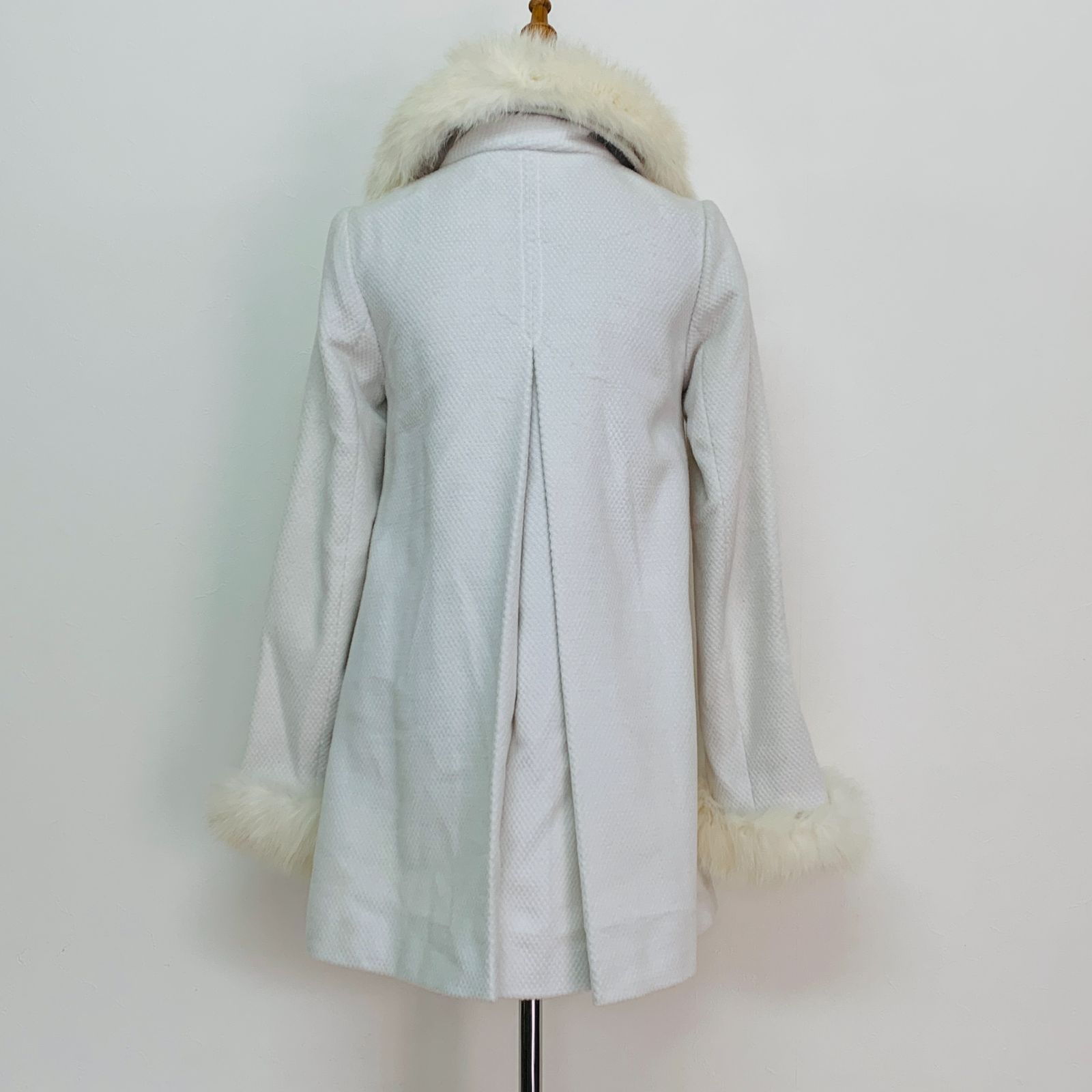 CECIL McBEE セシルマクビー フォックスファーコート Aライン リアル