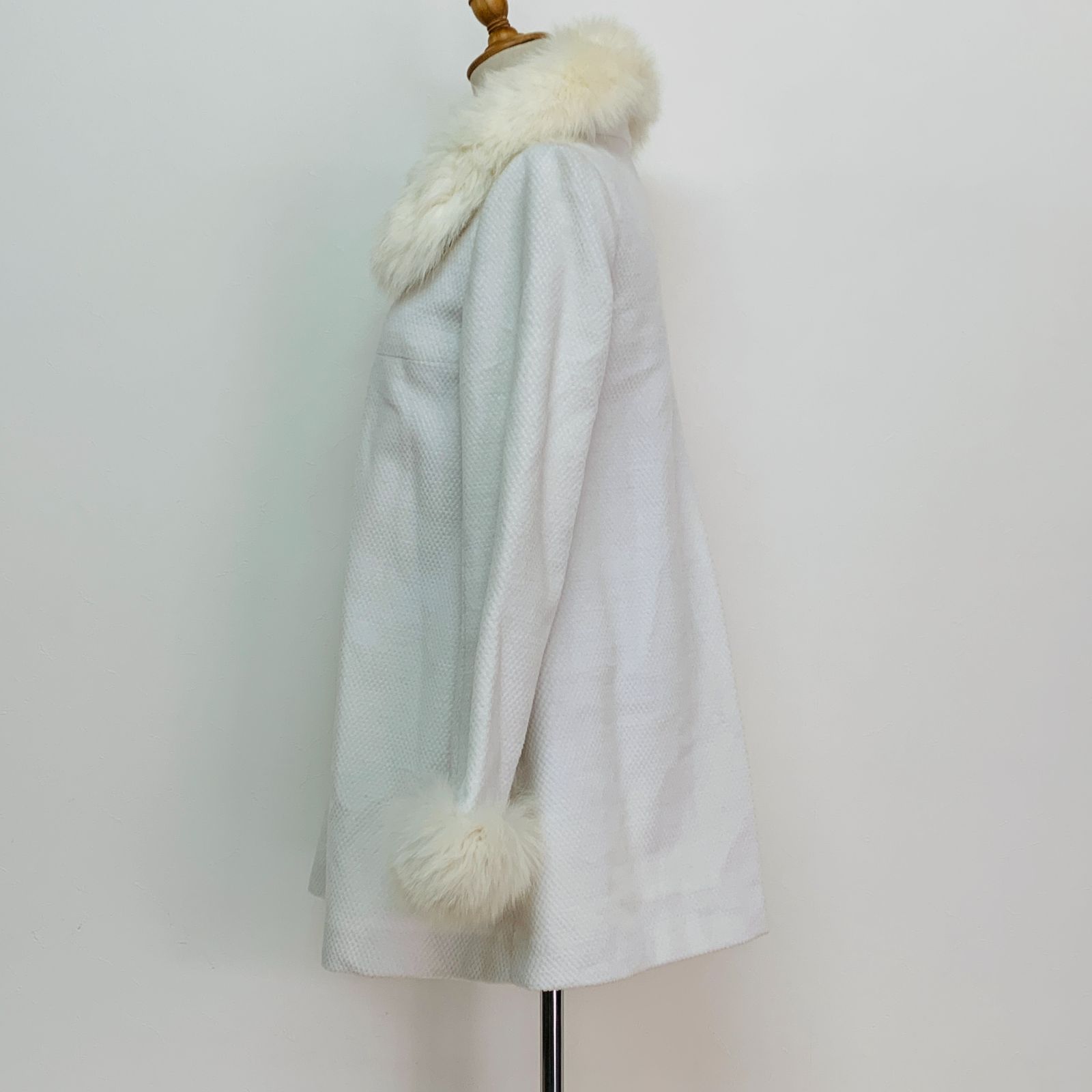 CECIL McBEE セシルマクビー フォックスファーコート Aライン リアル