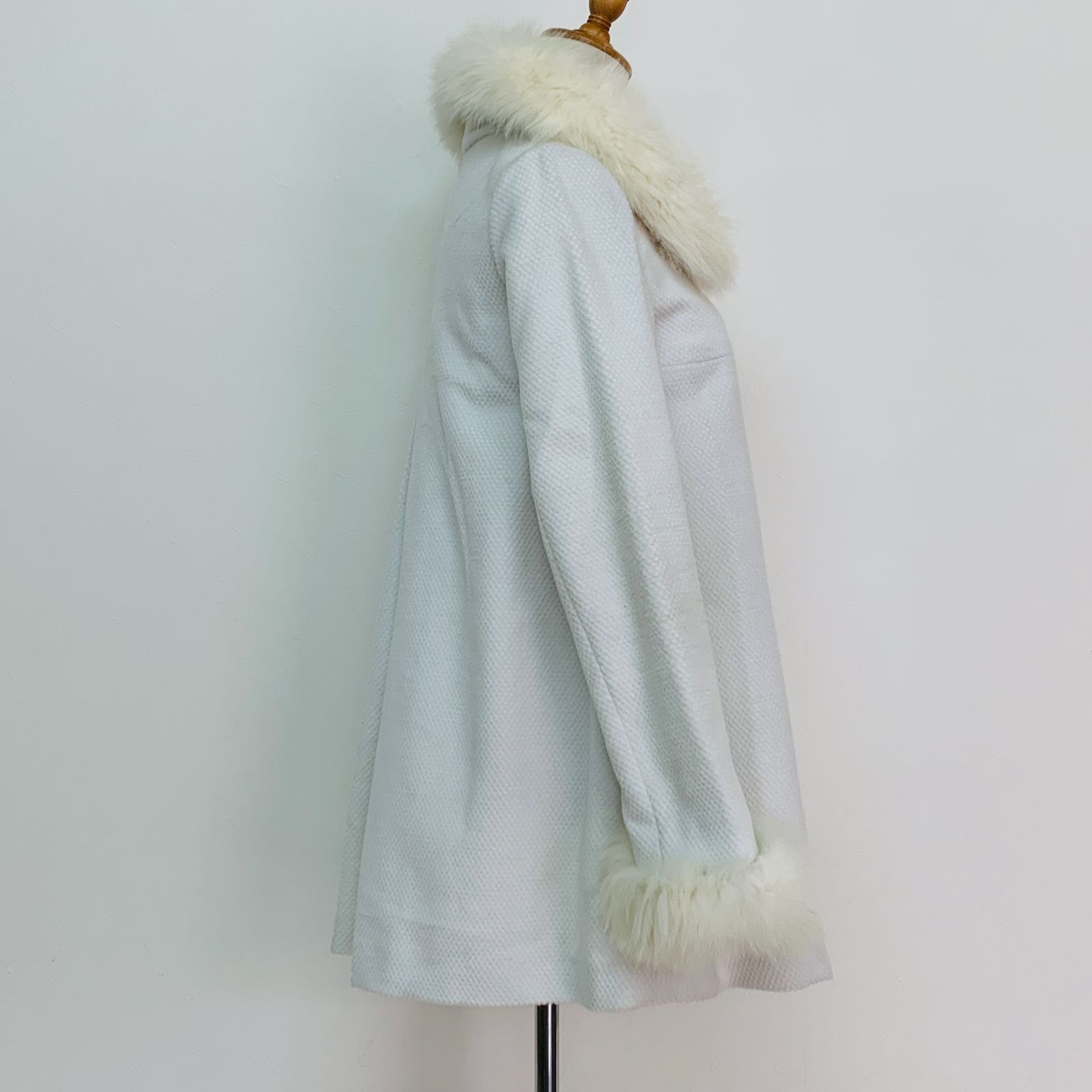 CECIL McBEE セシルマクビー フォックスファーコート Aライン リアル