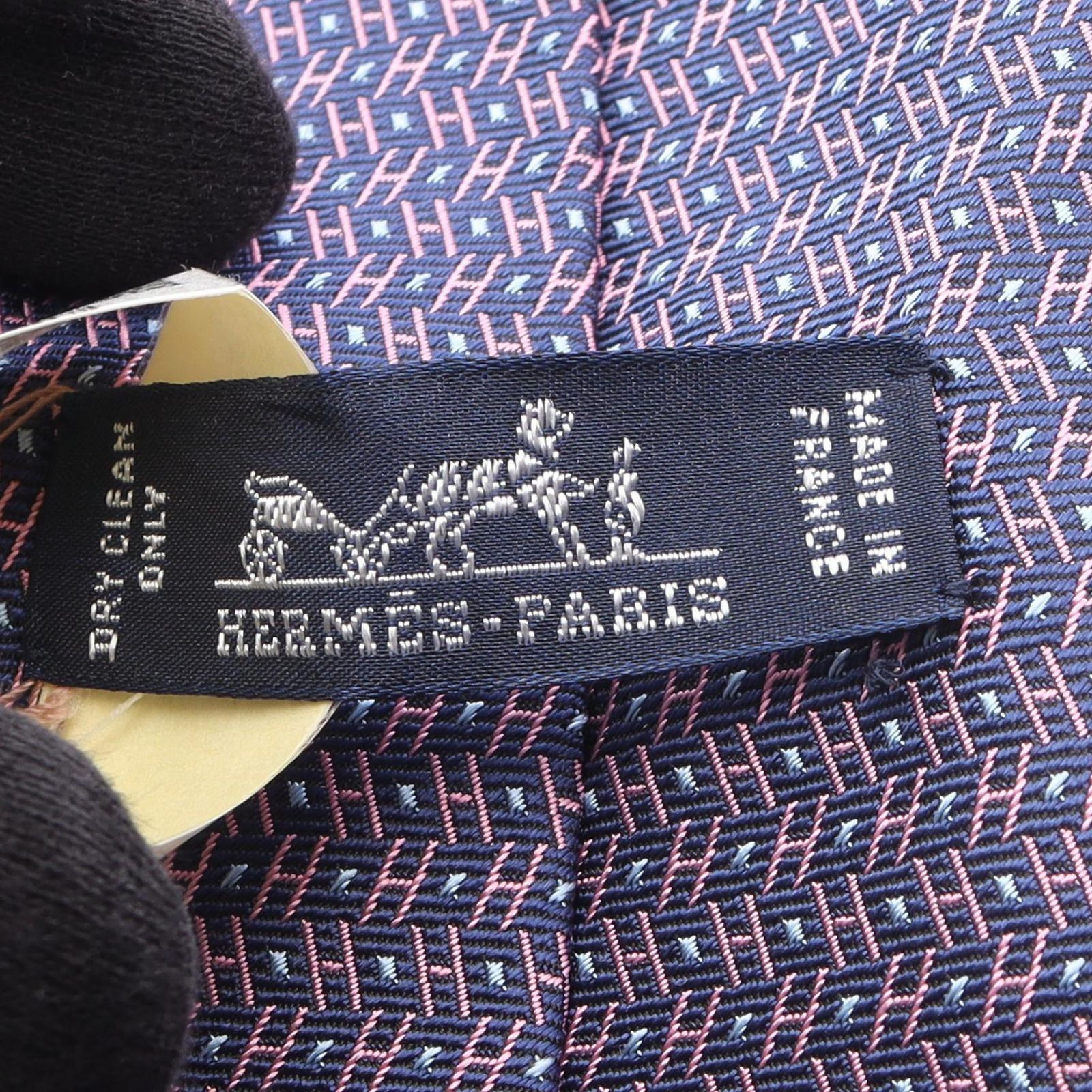 エルメス HERMES ネクタイ H柄 シルク ネクタイ メンズ 未使用 - メルカリ