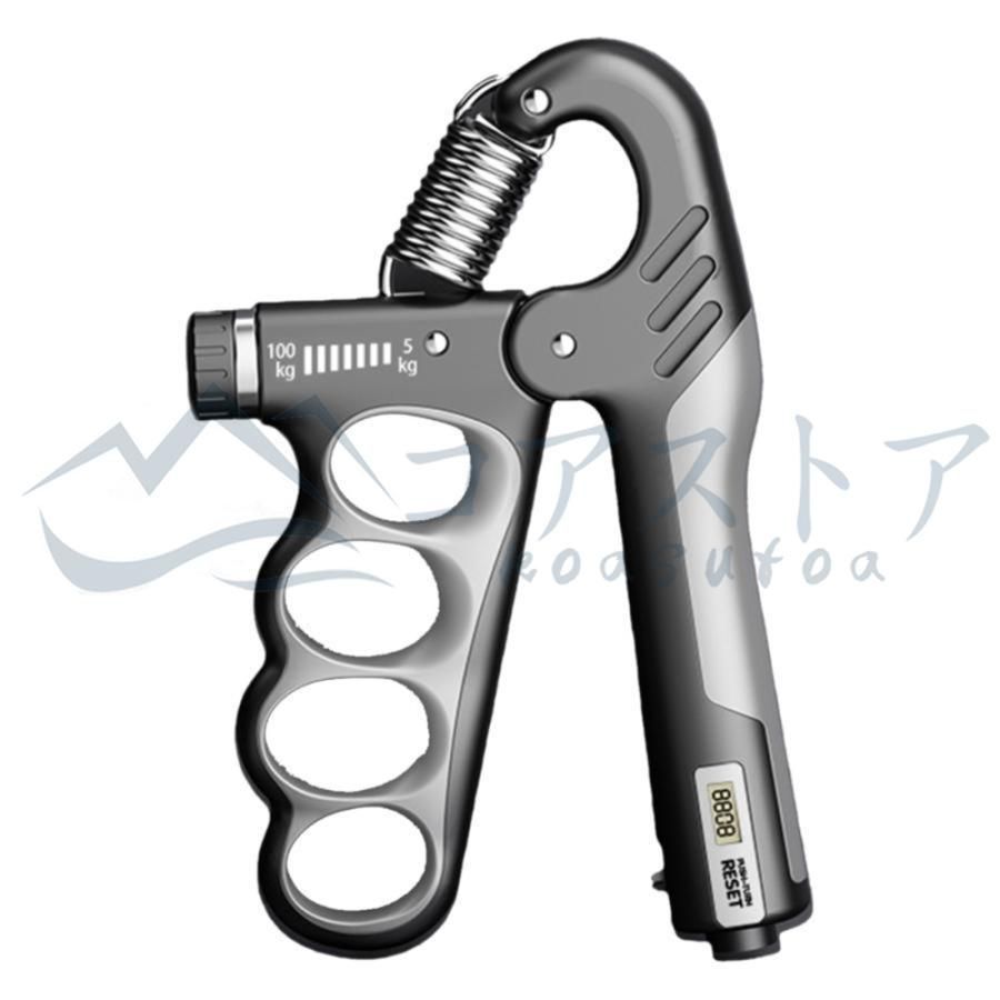 ハンドグリップ エクササイズ 握力増強器 握力グリッパー カウンター