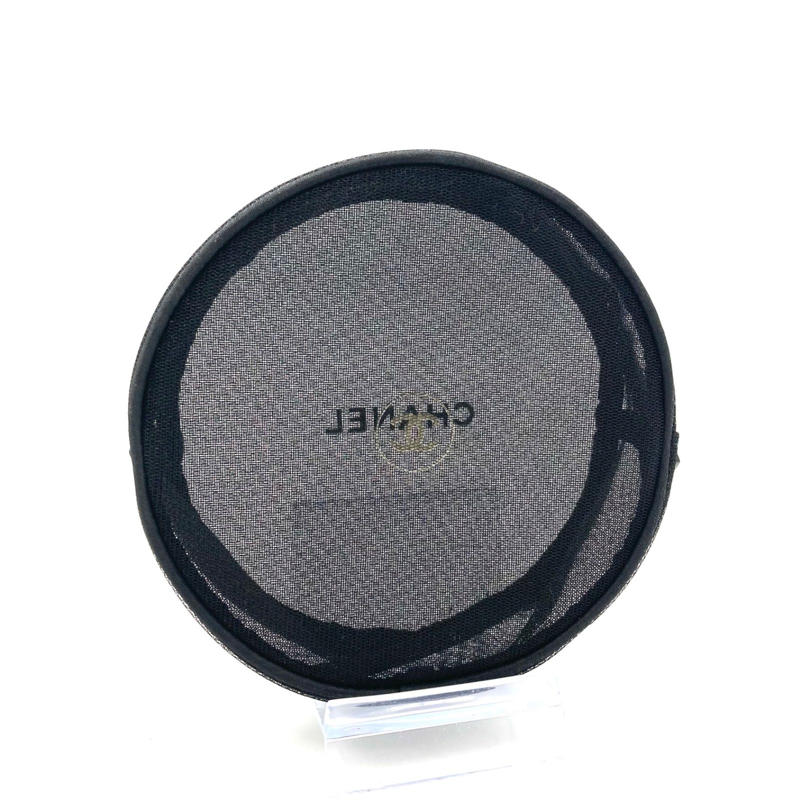 CHANEL ノベルティ メッシュポーチ □極美品□CHANEL シャネル ノベルティ メッシュポーチ ラウンド型