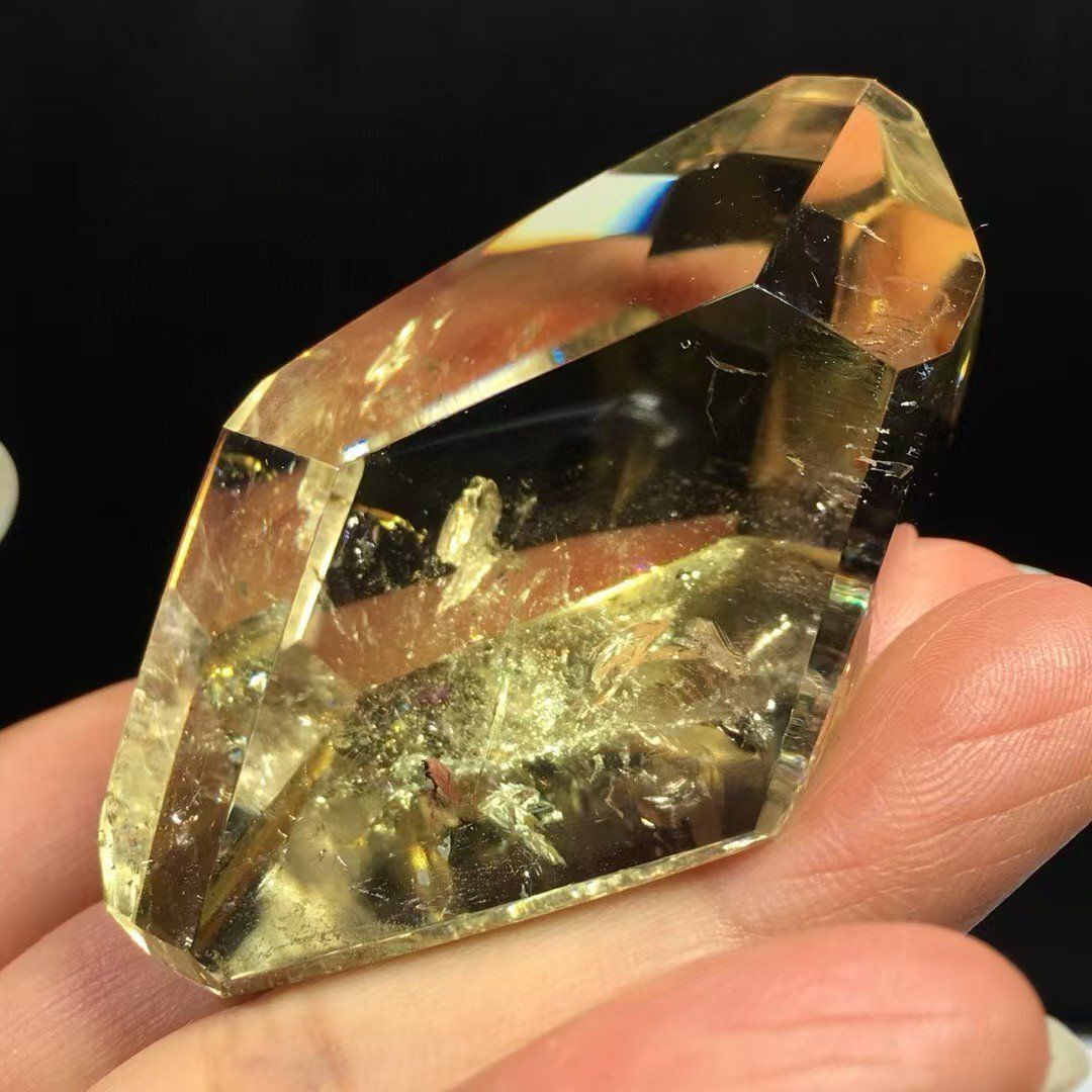 AAAAAAAAAA級天然シトリン水晶原石B1231 YS 319C