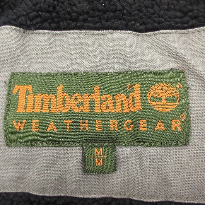 L/古着 ティンバーランド 長袖 ジャケット メンズ 90年代 90s ダック地