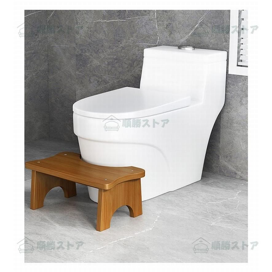 新品?未使用】トイレ 踏み台 子供 ステップ 足置き 天然木 子ども練習 