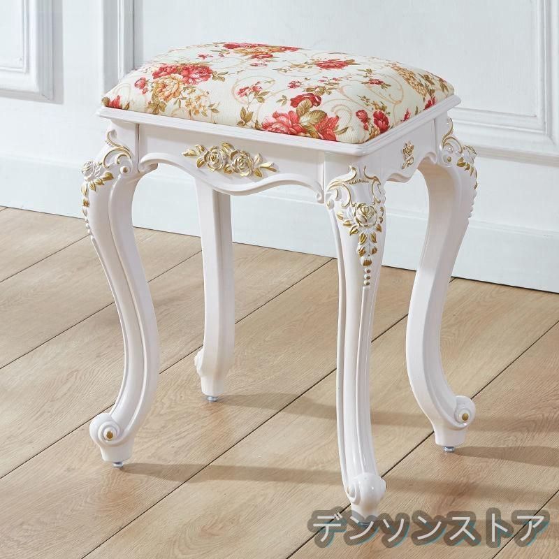 新品?未使用】 ドレッサーチェア 化粧椅子イス 鏡台用 家庭用 椅子のみ