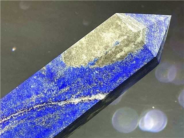 約:190mm◇AAA級天然ラピスラズリ 六角柱B86O2/154O06C - メルカリ