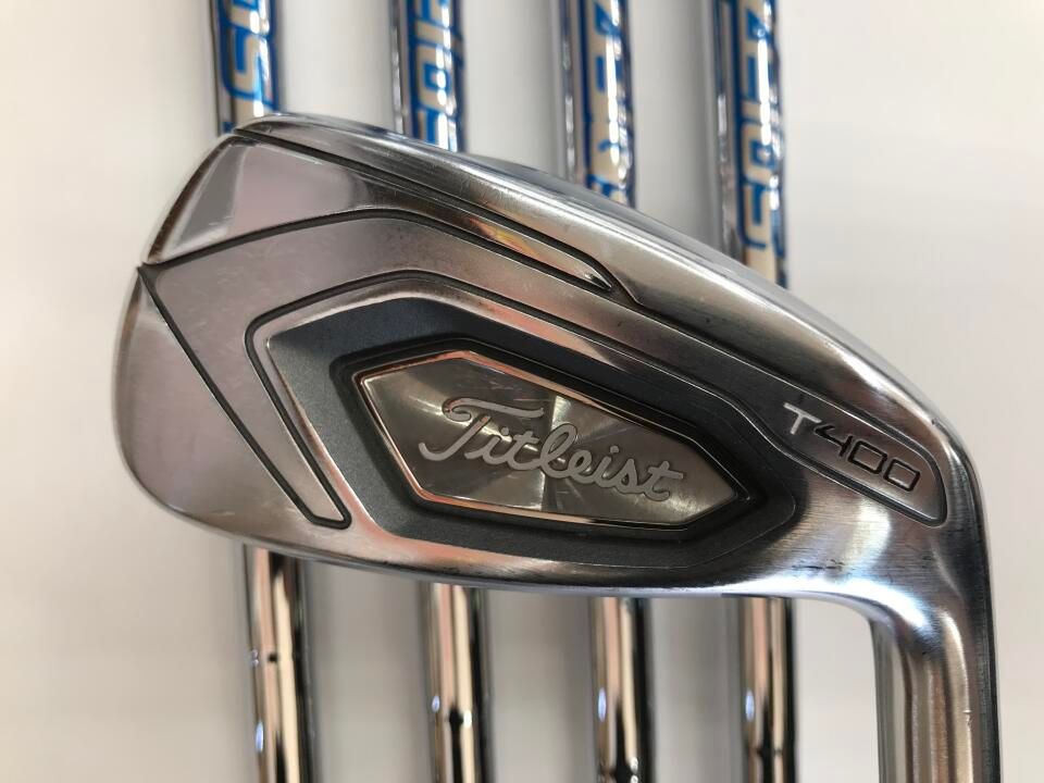 タイトリスト T400 NSプロ Zelos 7 Sフレックス アイアンセット 中古