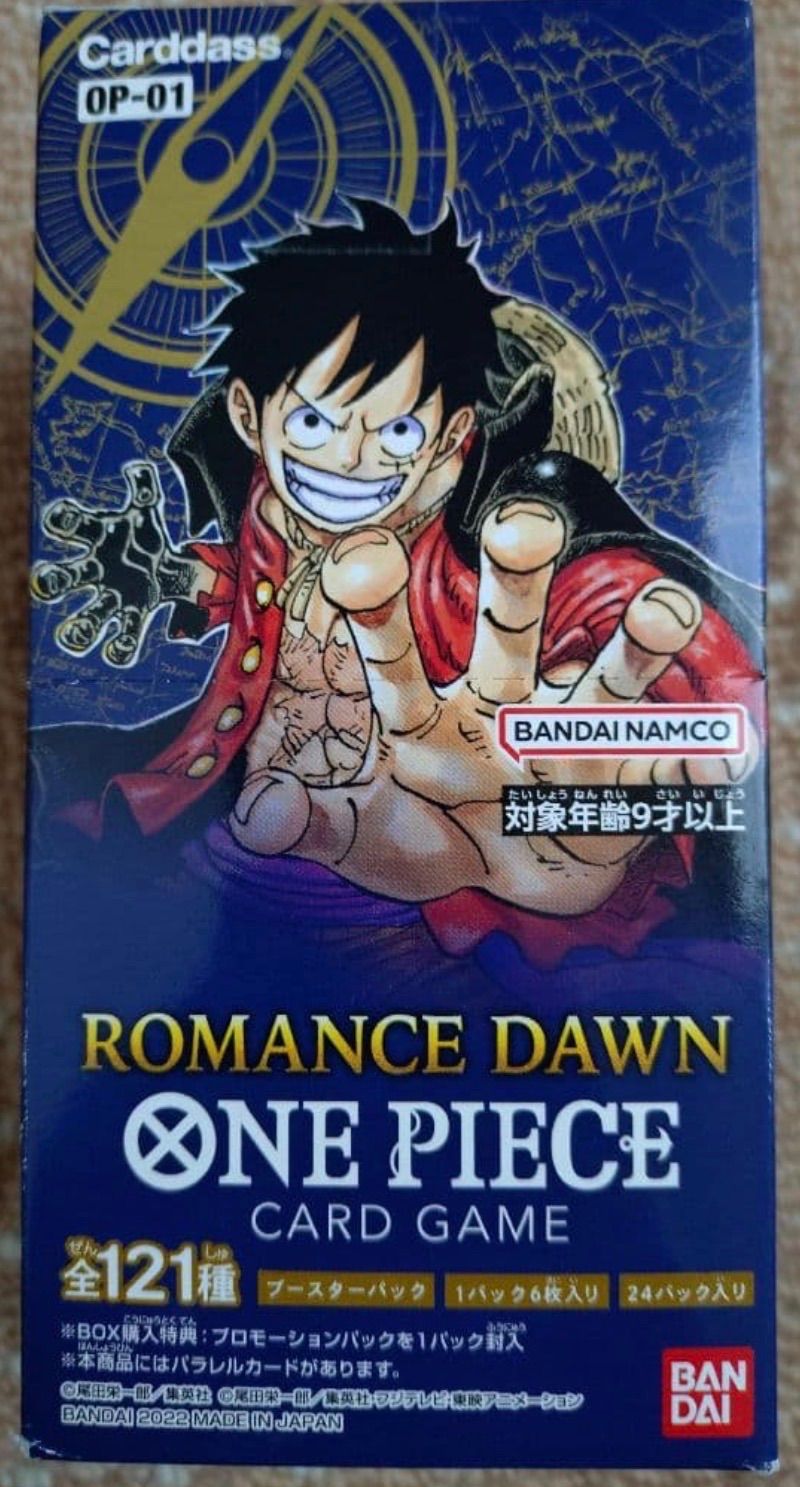 新品】ワンピースカードゲーム ロマンスドーン BOX OP-01 テープ付