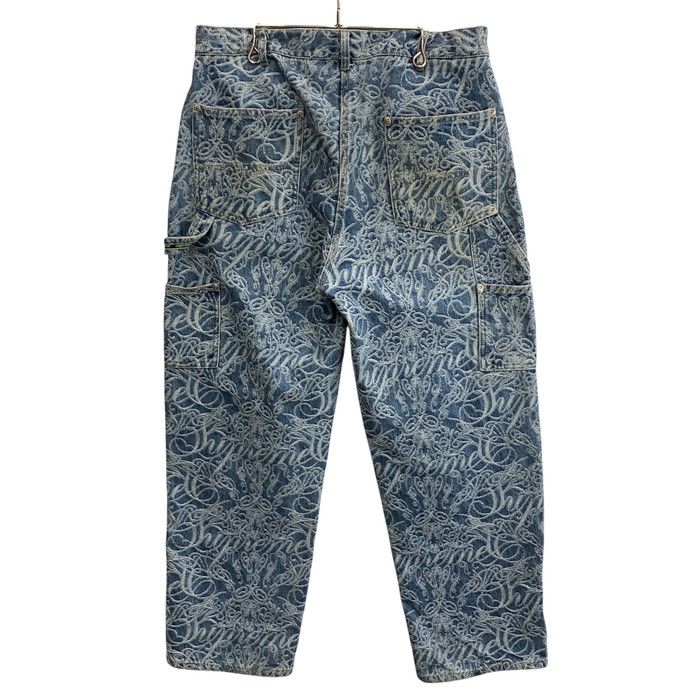 中古品】Supreme シュプリーム 22AW SCRIPT JACQUARD DOUBLE KNEE