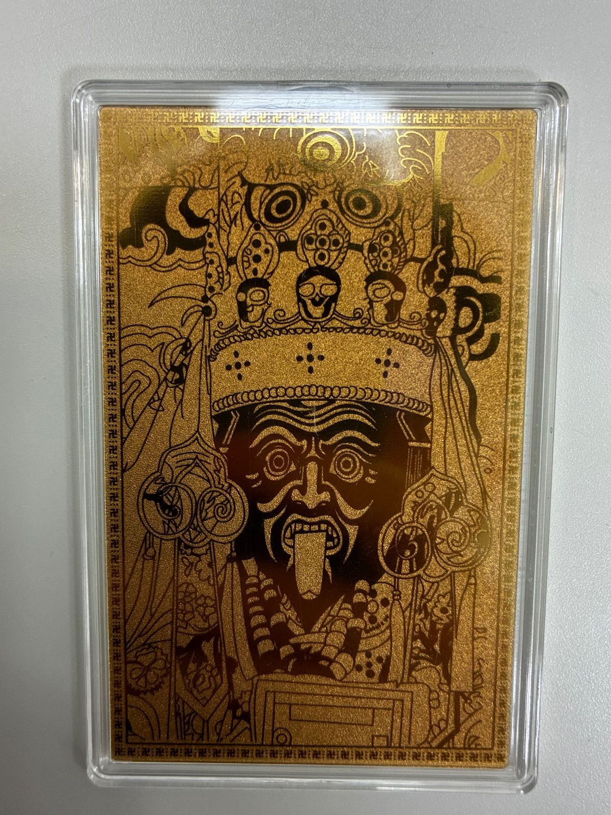 Au999 ザキラム ゴールドカード チベット 富の女神 工芸品 守護と安全