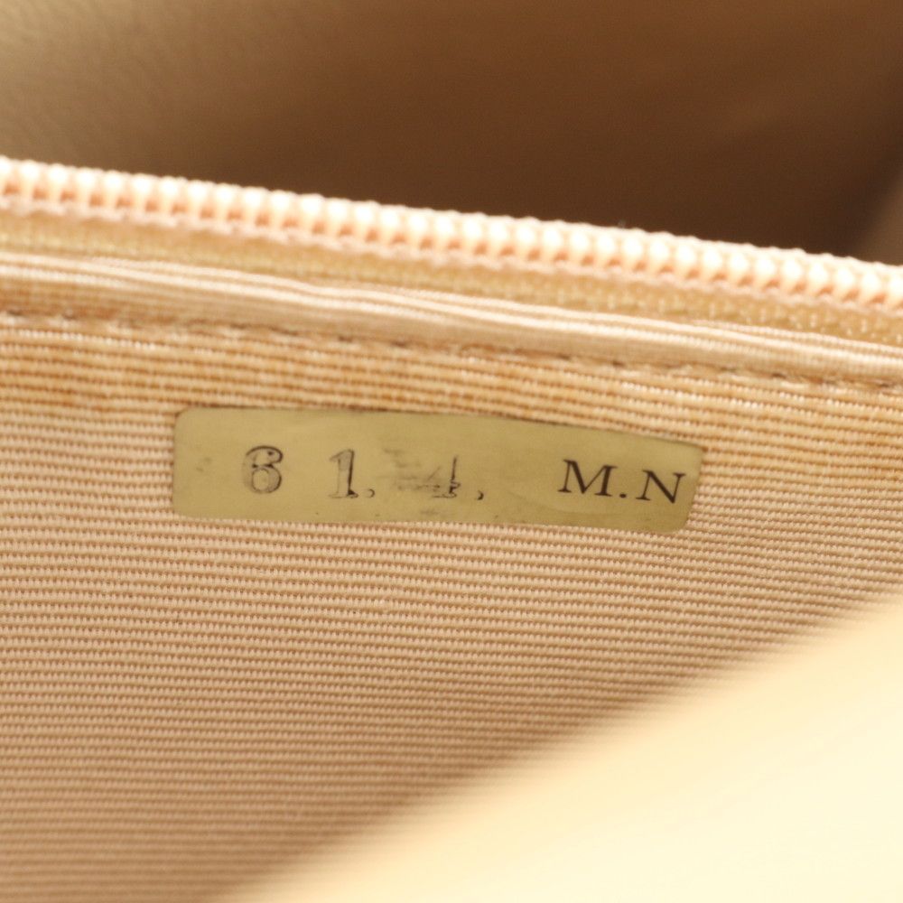 美品 松坂屋名古屋店 シャネル ギャランティ シリアル ブティックシール付 ラム レザー 2WAY ショルダーバッグ レディース REE DI22-8 美品 松坂屋名古屋店 シャネル ギャランティ シリアル ブティック