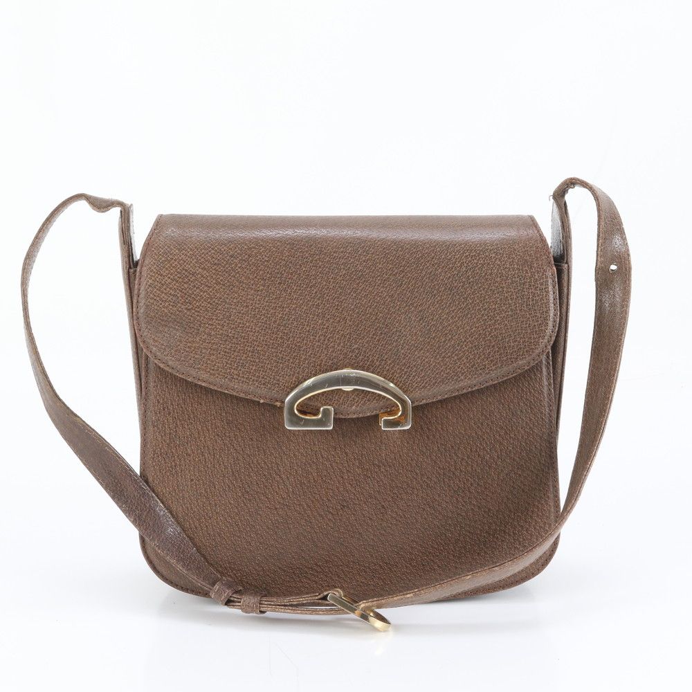 ヴィンテージ オールドグッチ G金具 レザー ショルダーバッグ 肩掛け