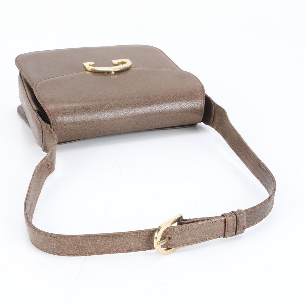 値下げ レア オールドグッチ GG 総柄 レザー ショルダーバッグ ロゴ 金具 GUCCI（グッチ） 極 美品 オールドグッチ ヴィンテージ GG ロゴ 金具