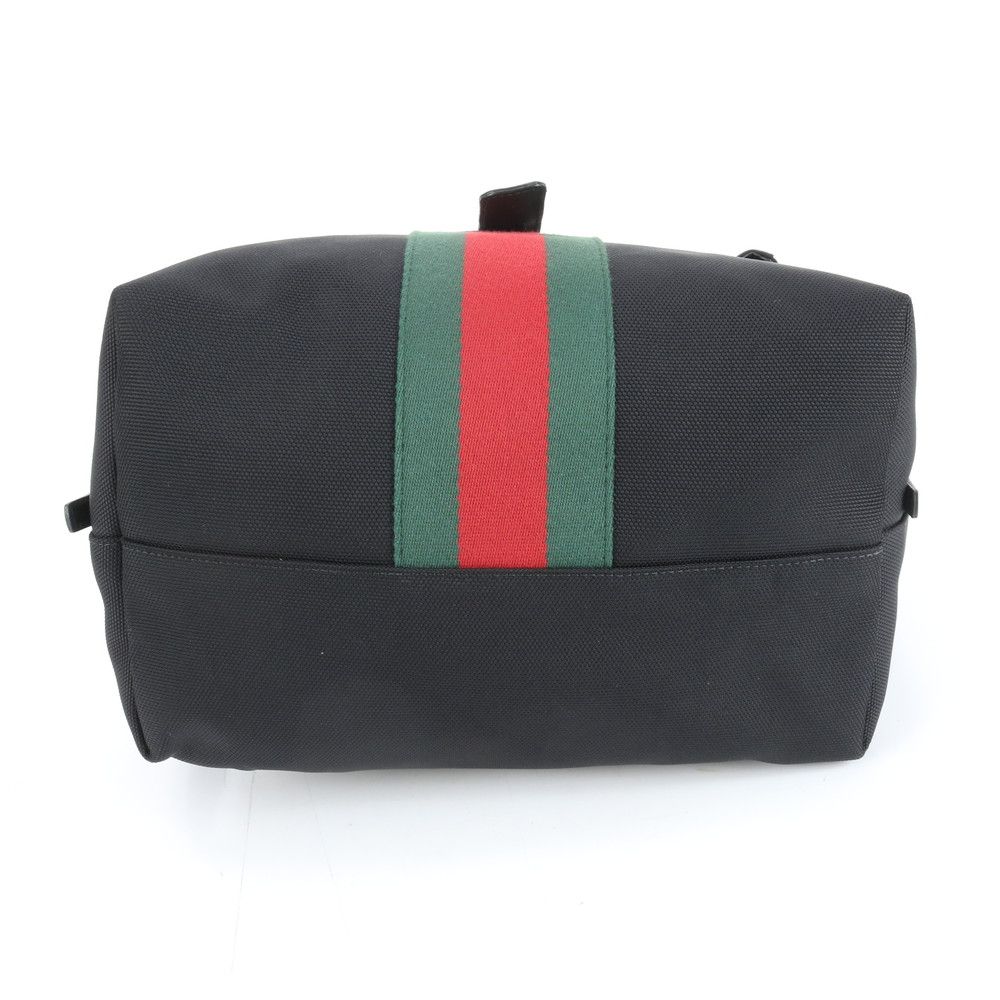 極美品 グッチ シェリー ライン 337075 レザー リュックサック