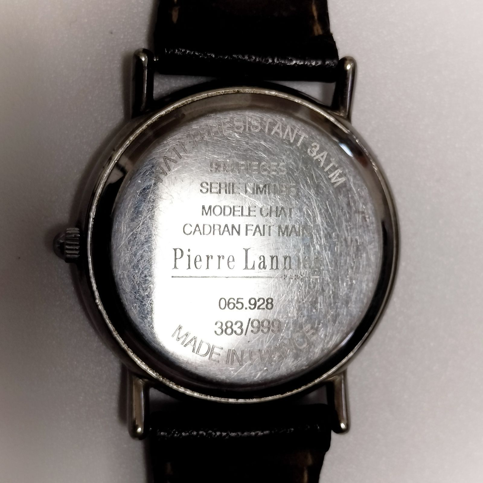 ピエール・ラニエ 限定 CHAT（猫）モデル シェル文字盤 383/999