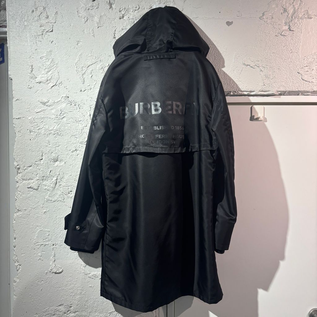 BURBERRY バーバリー 22SS Horseferry Nylon Hooded Coat ホース