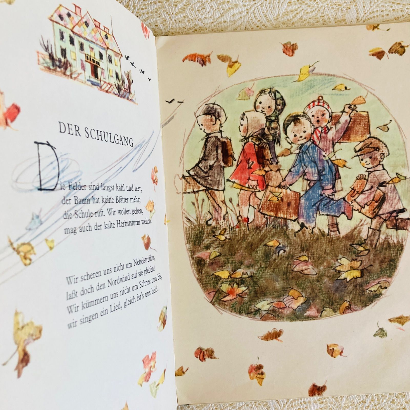 アドルフ・ザーブランスキー挿絵の詩集絵本 印象的な蝶の表紙 洋書
