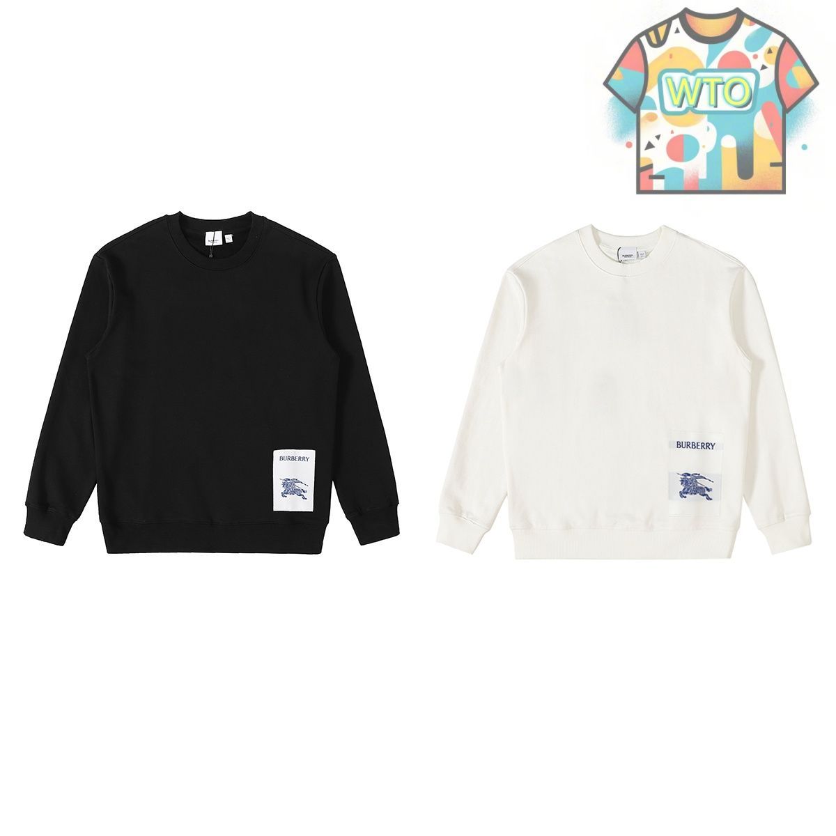 バーバリー（Burberry）2024ss B 家の新シーズンのパッチ刺繍入り純綿