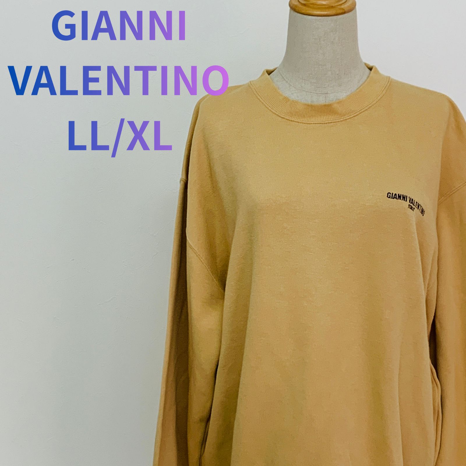 GIANNI VALENTINO ジャンニバレンチノ スウェット トレーナー LL XL