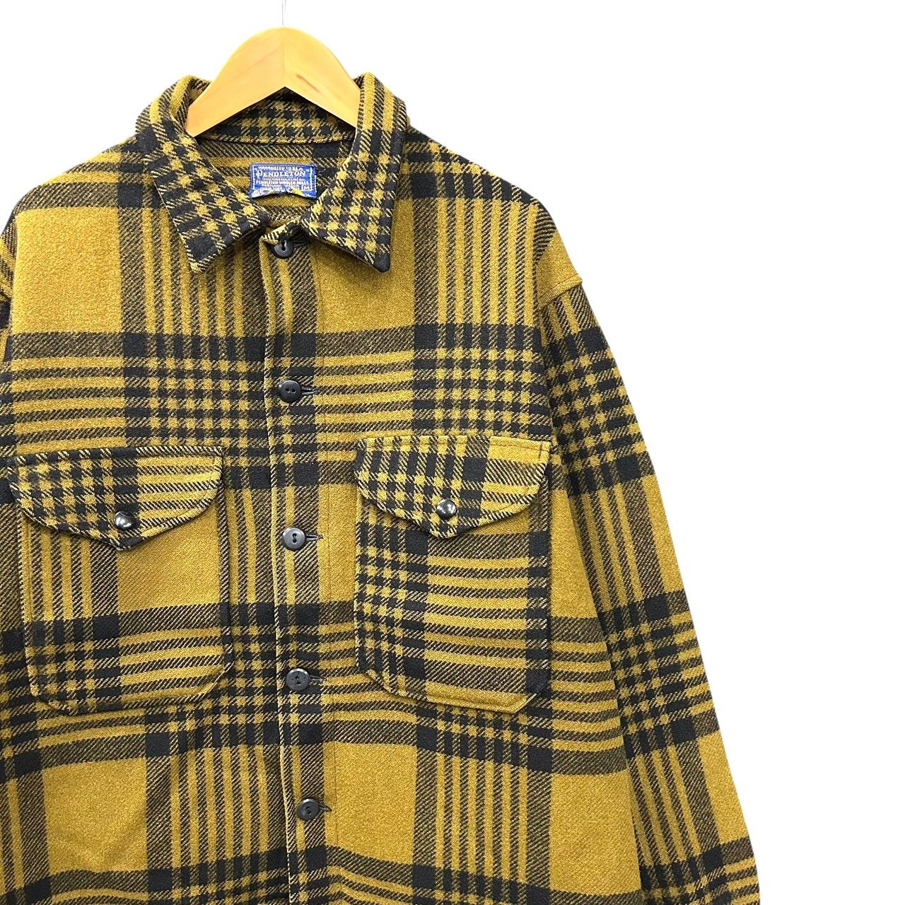60s ビンテージ ペンドルトン ウール CPO チェック シャツ ジャケット