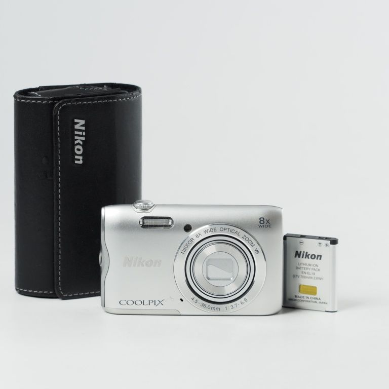 Nikon COOLPIX A300 光学8倍ズーム 2005万画素 シルバー ニコン