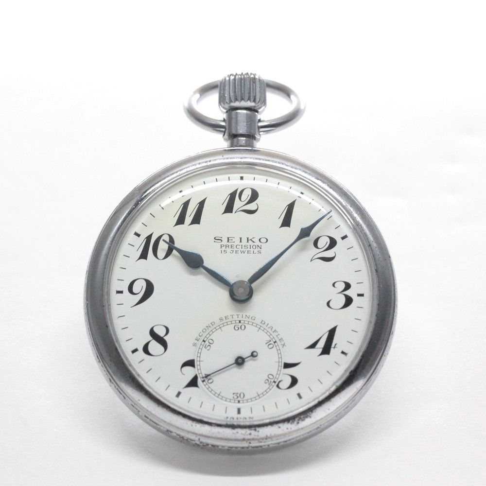 国鉄モデル 昭和40年の19セイコー鉄道時計 / 15石 / 秒針止め機能