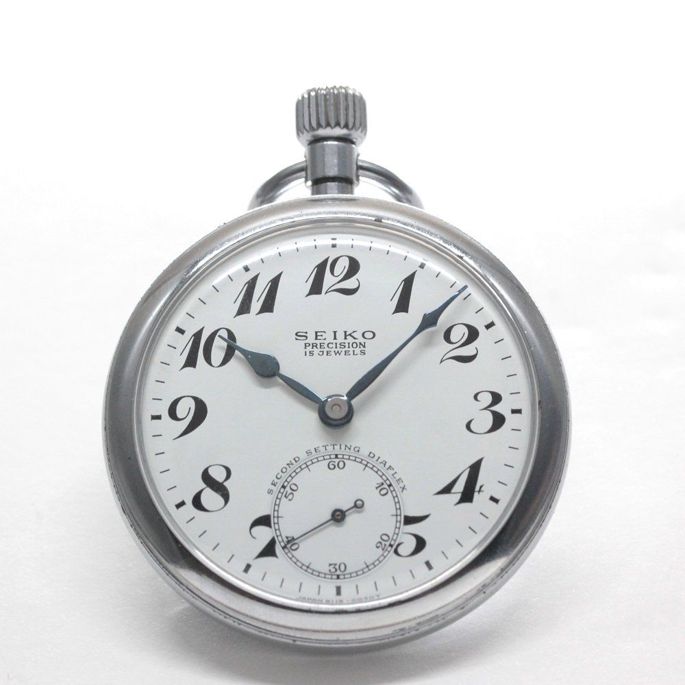 19セイコー プレシジョン 懐中時計 / 19セイコー /昭41 中支863 国鉄
