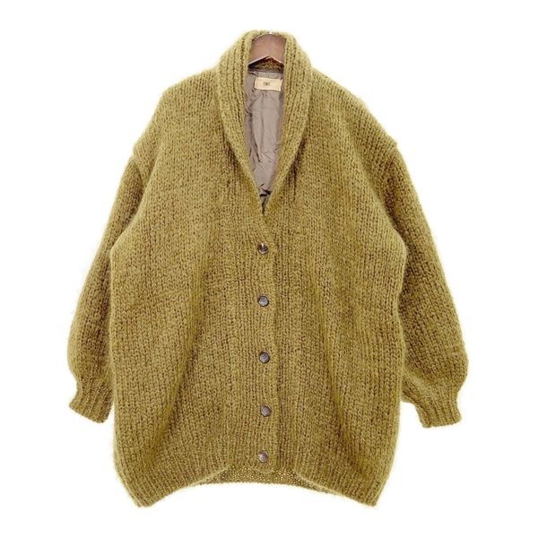 NOWOS ノーウォス モヘア ニットカーディガン ガウン コート アウター