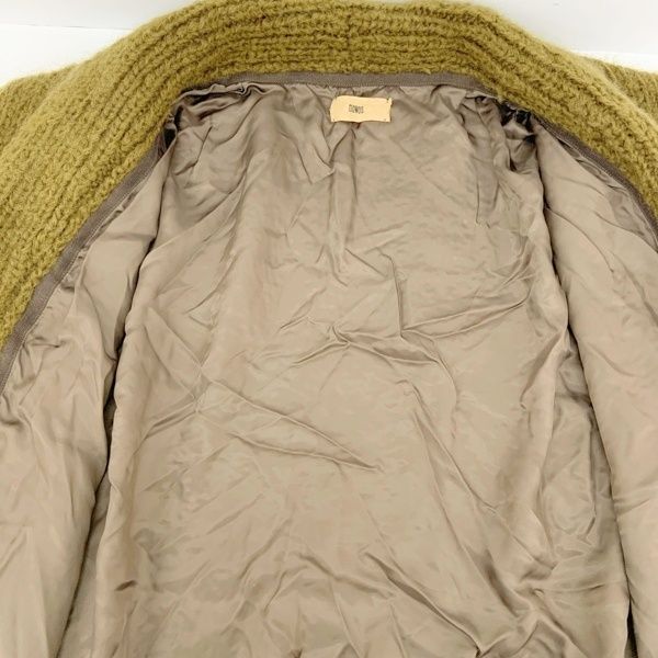 NOWOS ノーウォス モヘア ニットカーディガン ガウン コート アウター