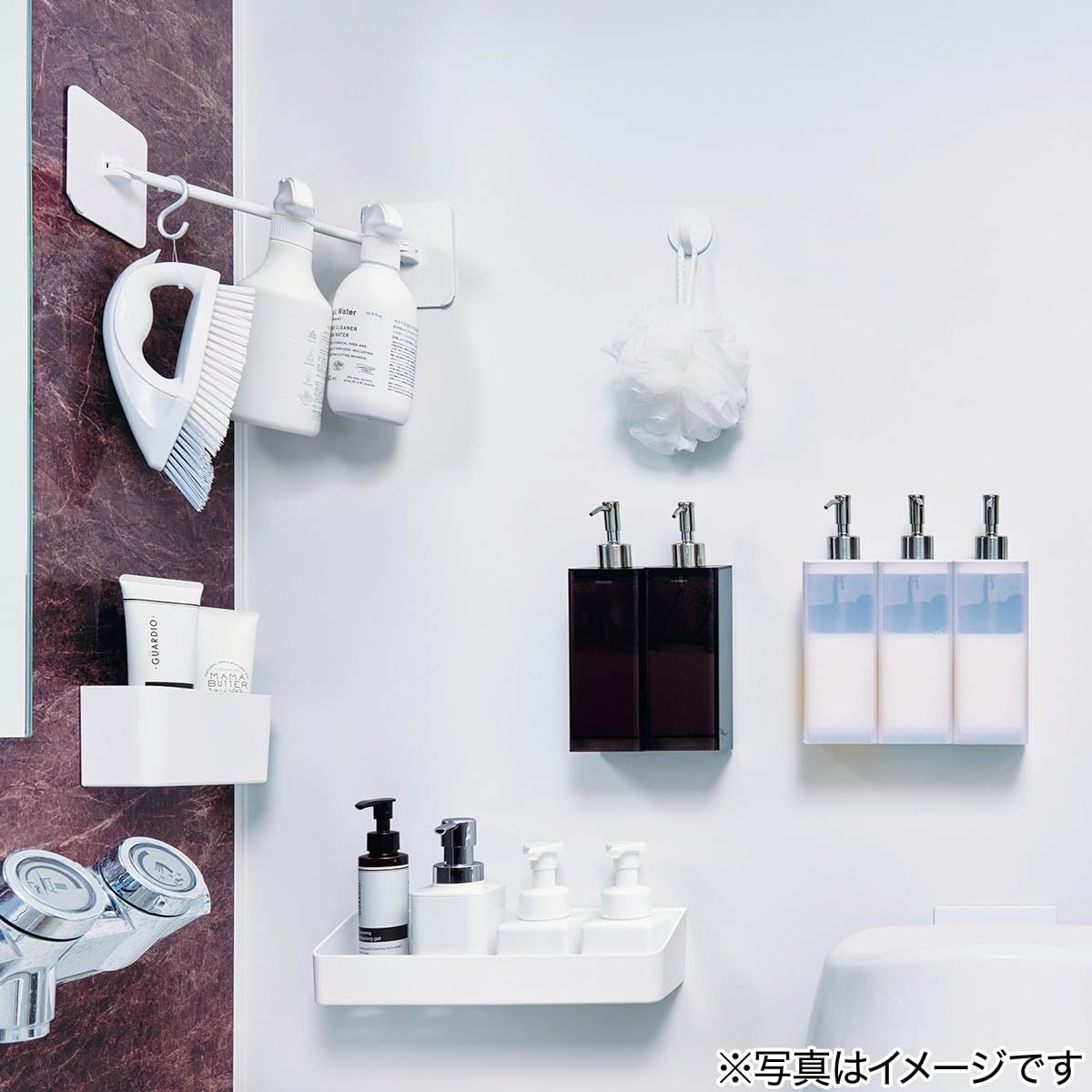 新品 ニトリ(NITORI) マグネット ディスペンサー CL ホワイト 8511641
