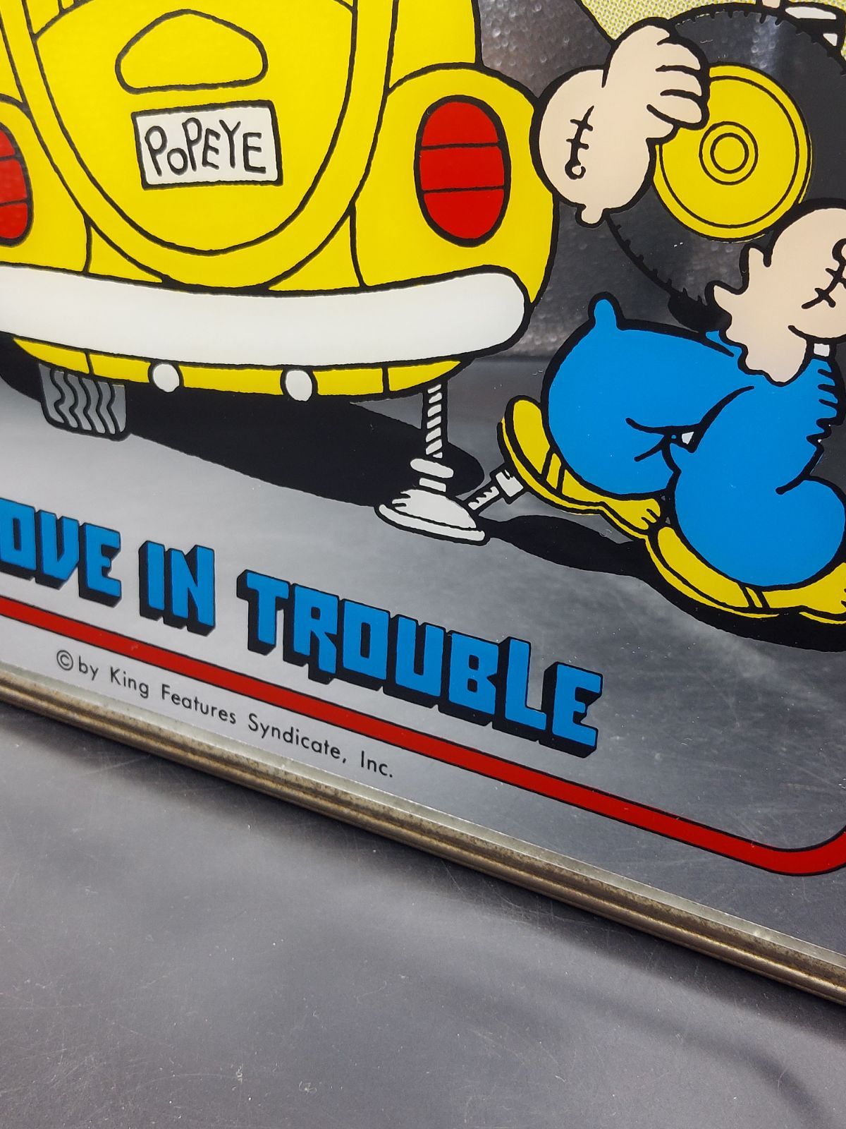 ポパイ パブミラー 壁掛け ビンテージ 鏡 - メルカリ