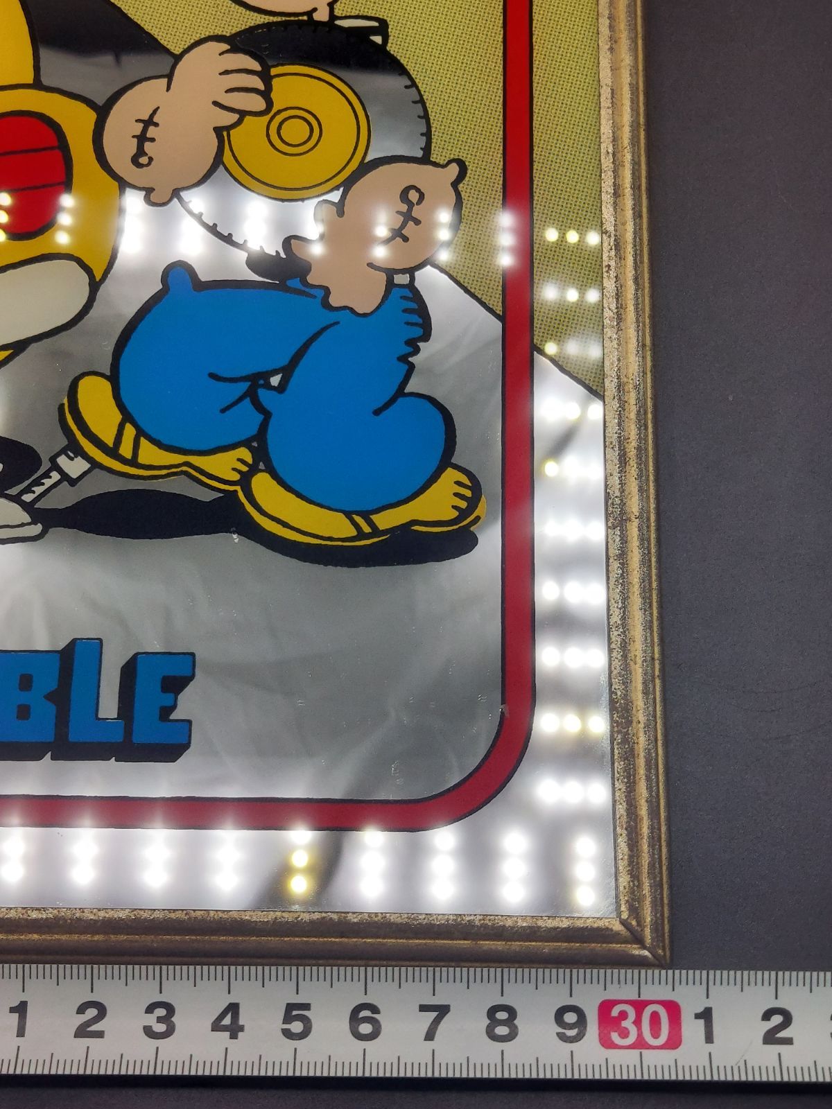 ポパイパブミラー POPEYEポ パイ鏡 アンティークミラー ヴィンテージ鏡