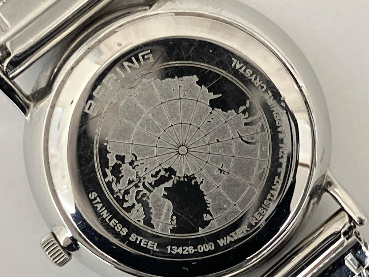 はて BERING ベーリング 13426-000 クォーツ 白文字盤 ホワイト シルバー