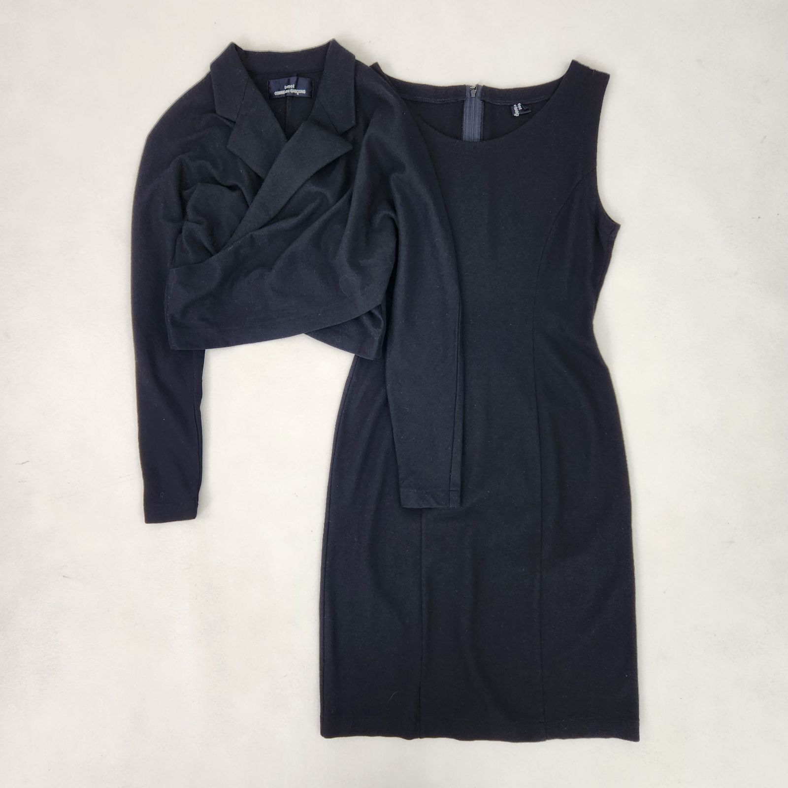 トリココムデギャルソン セットアップ ワンピース 希少 80s レイヤー