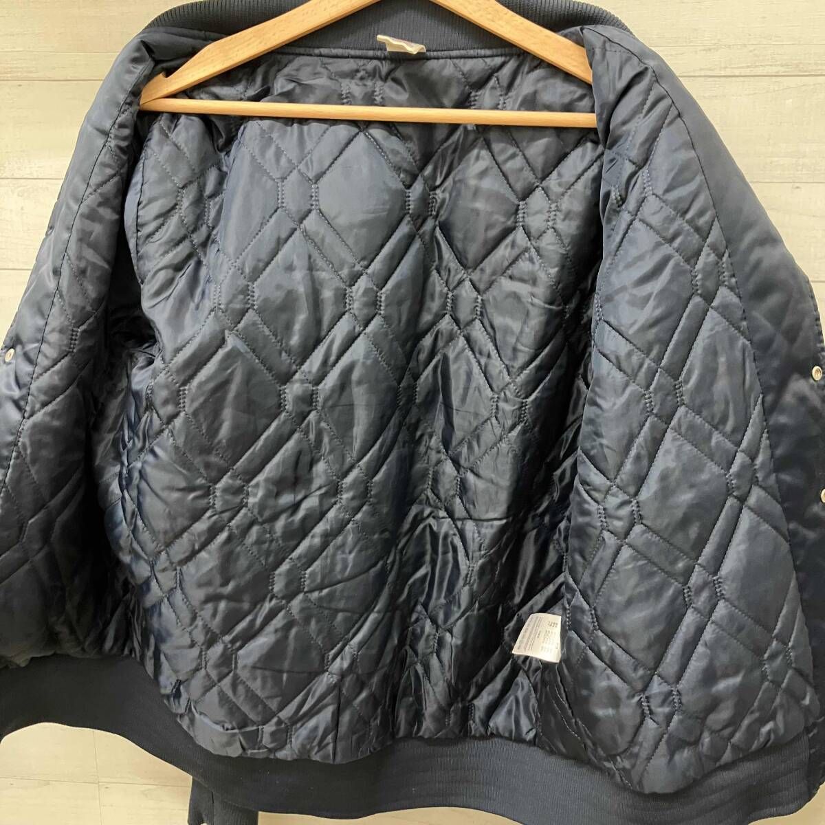 Majestic マジェスティック スタジャン メンズ Mサイズ ネイビー