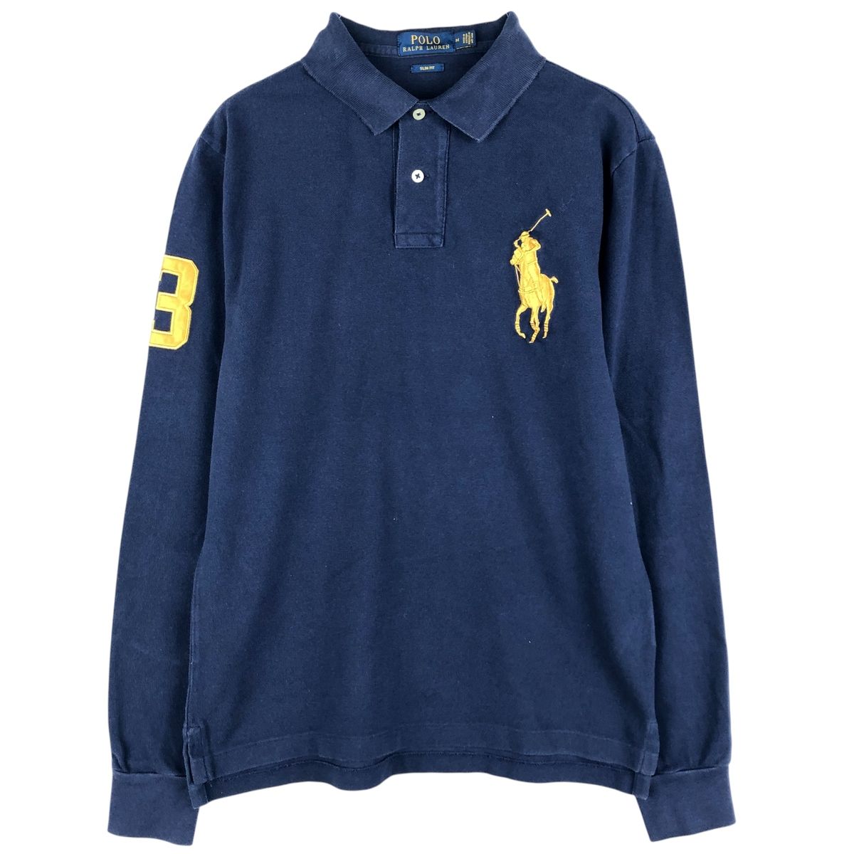 古着 ラルフローレン Ralph Lauren POLO RALPH LAUREN SLIM FIT ビッグ 