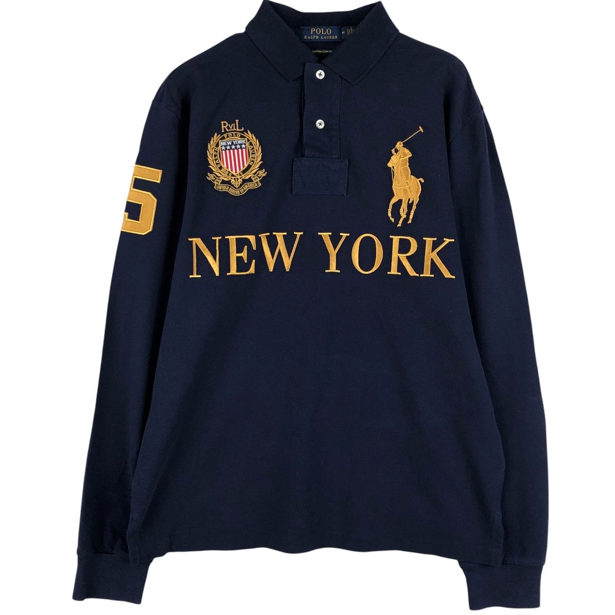 古着 ラルフローレン Ralph Lauren POLO RALPH LAUREN CUSTOM SLIM FIT 